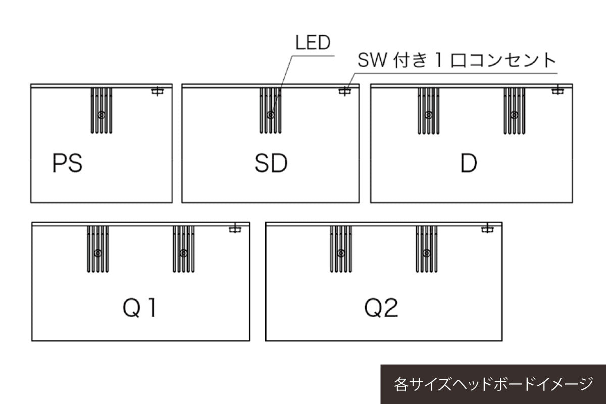 URELDY(ウレルディ)244ベッドフレーム