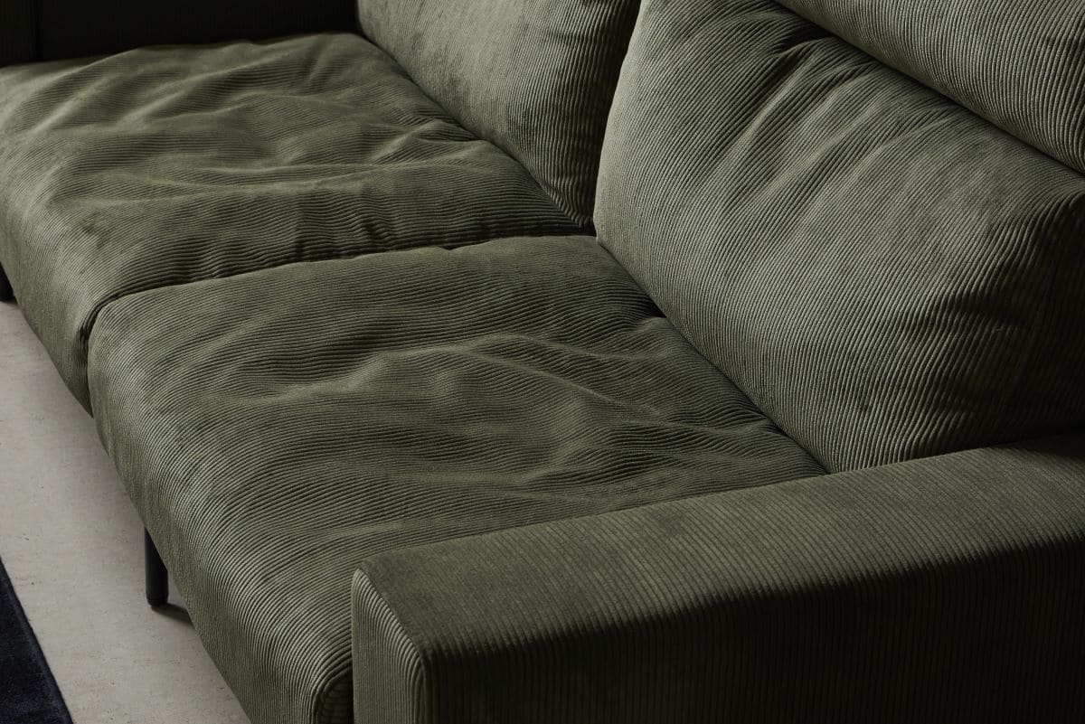 PLUTO(プルート)コーデュロイソファ オリーブグリーン