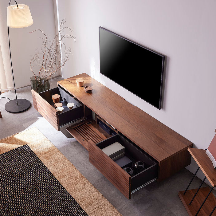 セルカテレビボード(ウォールナット・幅200㎝)