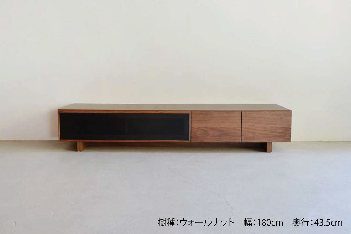クレスポTVスタンド(幅180㎝・ウォールナット)