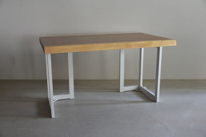 モンキーポッド一枚板（エルスチール脚との組み合わせ）