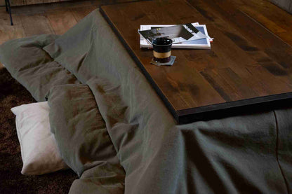 CANVAS コタツ布団 カーキ（シーン）