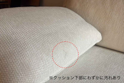 クッション部分写真（わずかに汚れあり）