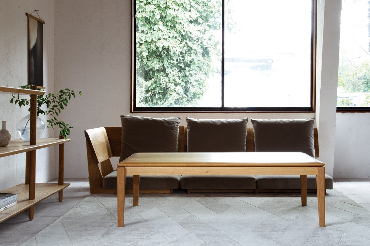 RODEA floor sofa 2P oak（コーディネート）
