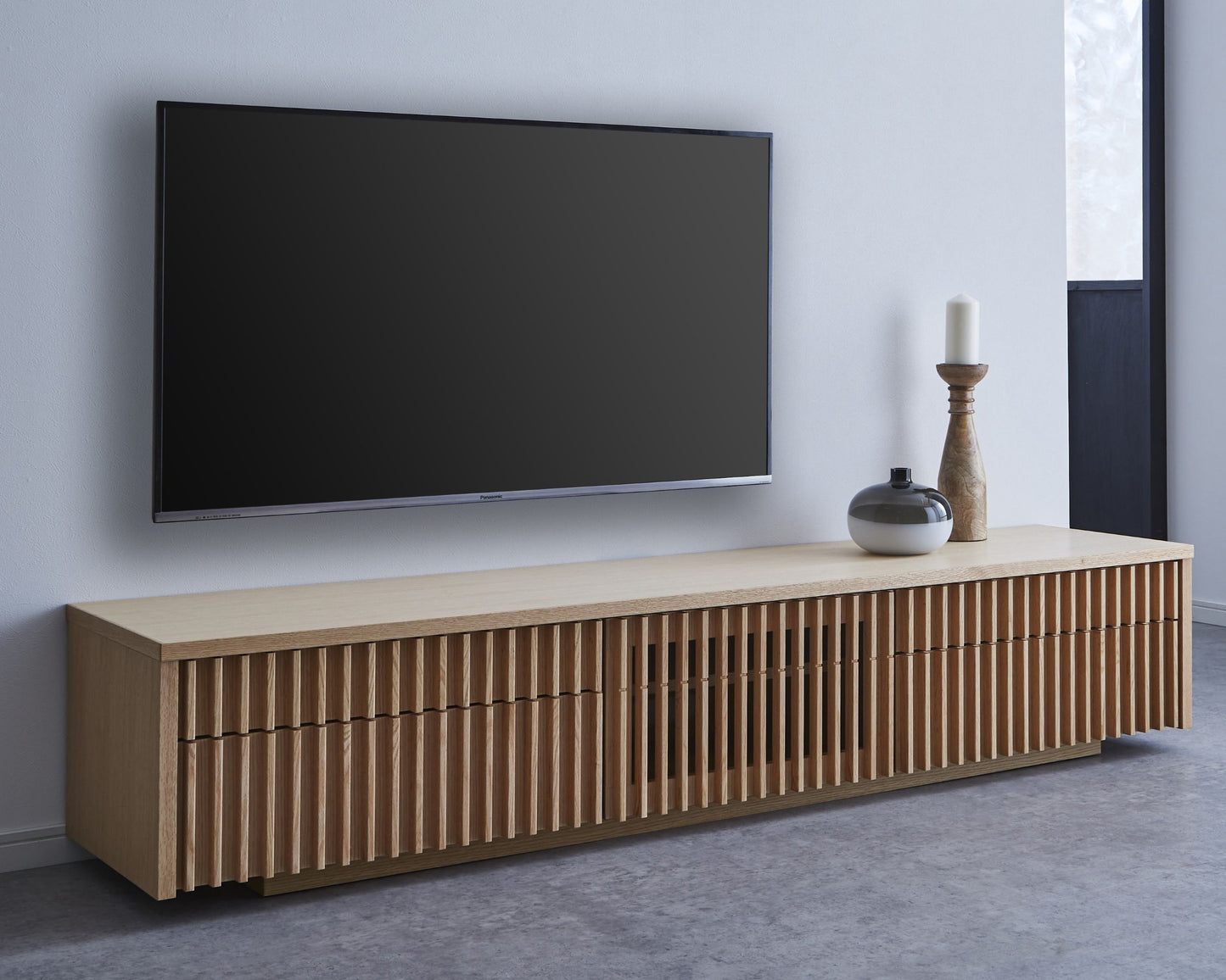バラックTVボード（オーク・200cm）