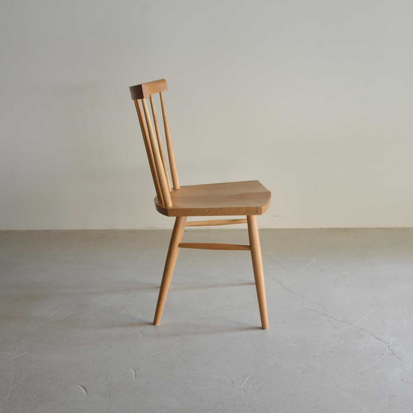 エドワードチェア（オーク・側面から）