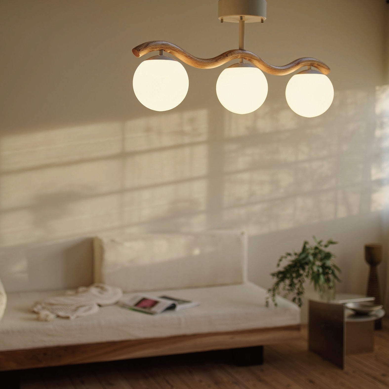 Houleシーリングライト（点灯時）