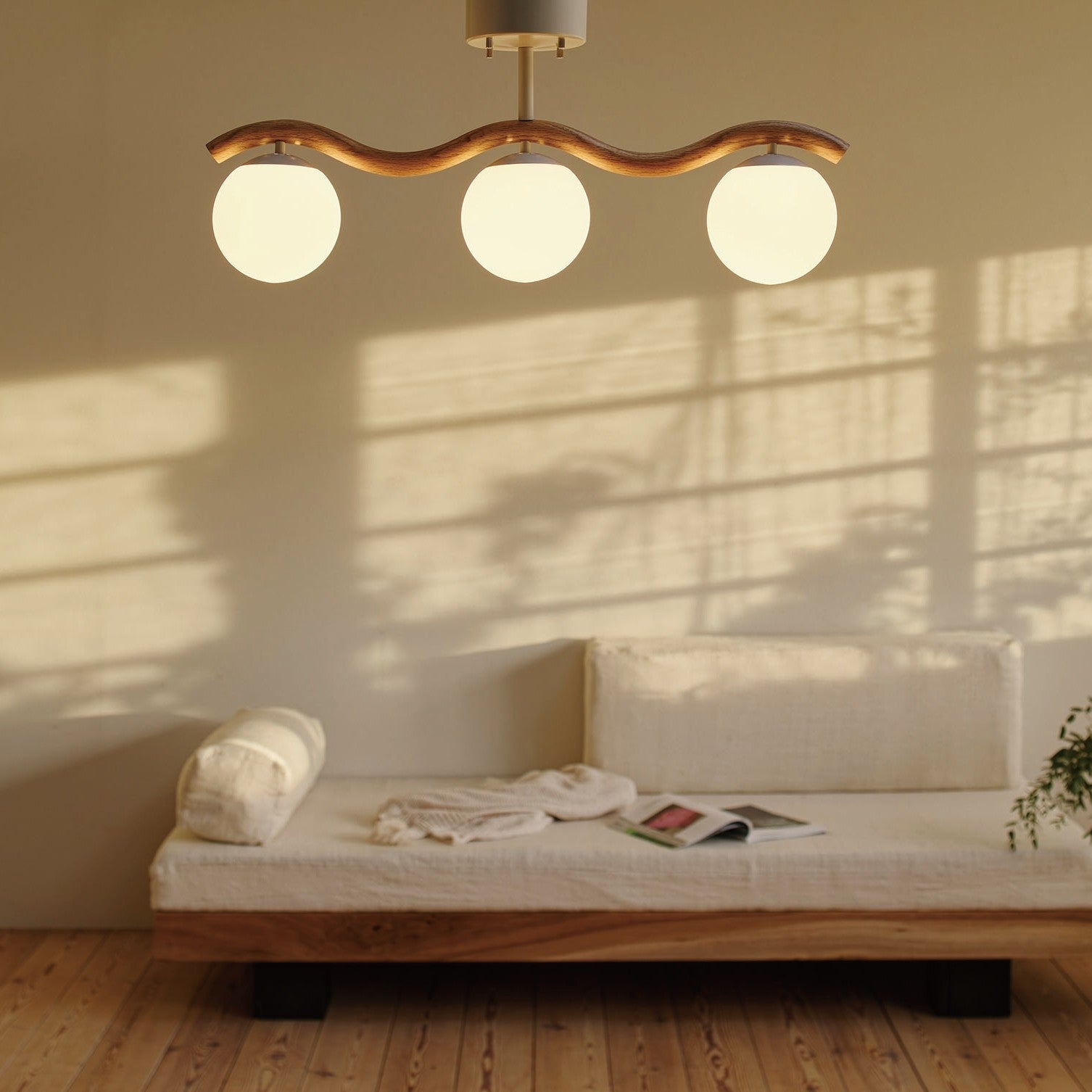 Houleシーリングライト（点灯時）