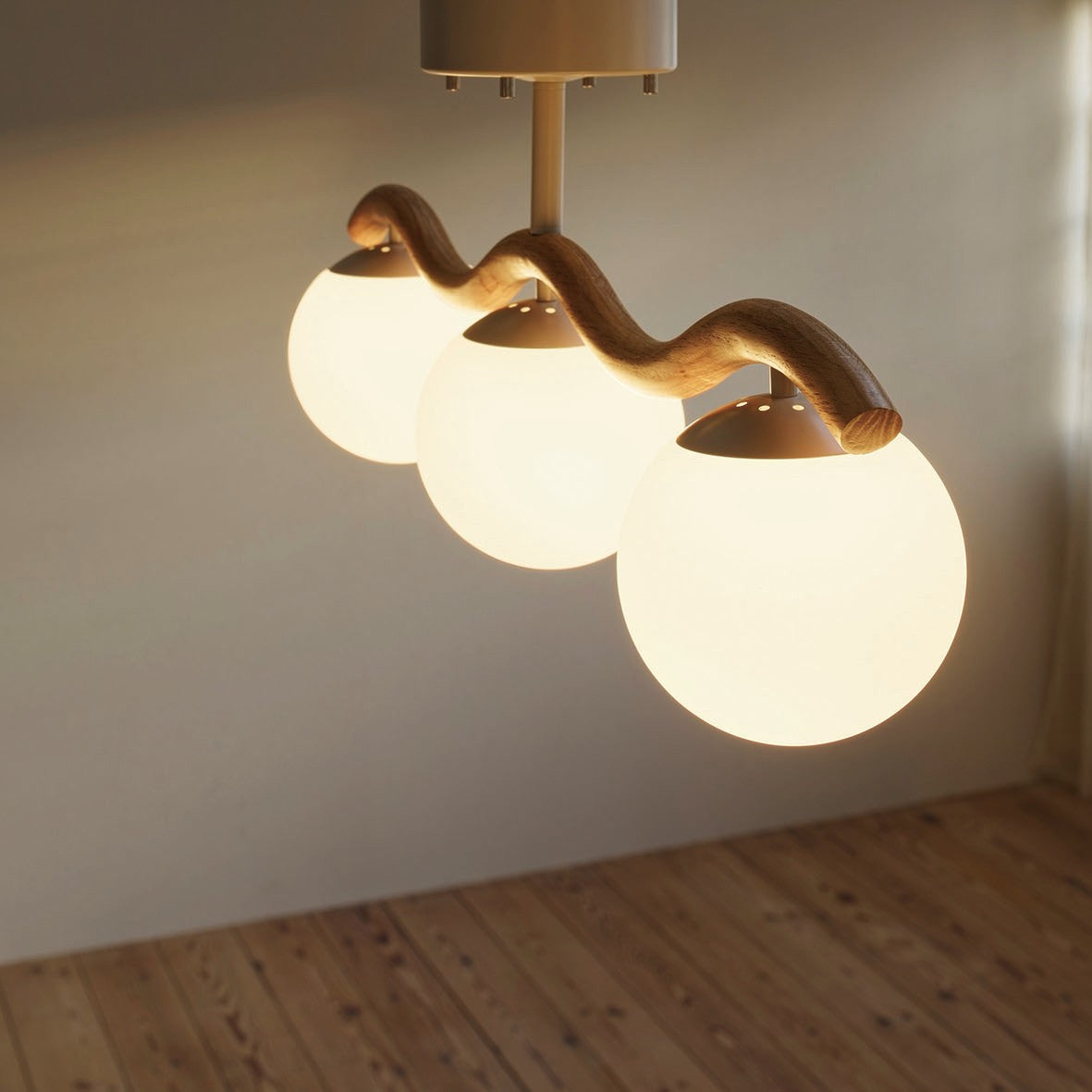 Houleシーリングライト（点灯時）