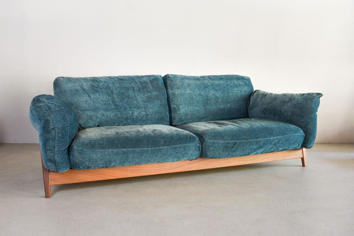 ナギソファ（ワイド3P・木部WN・張地MC45）