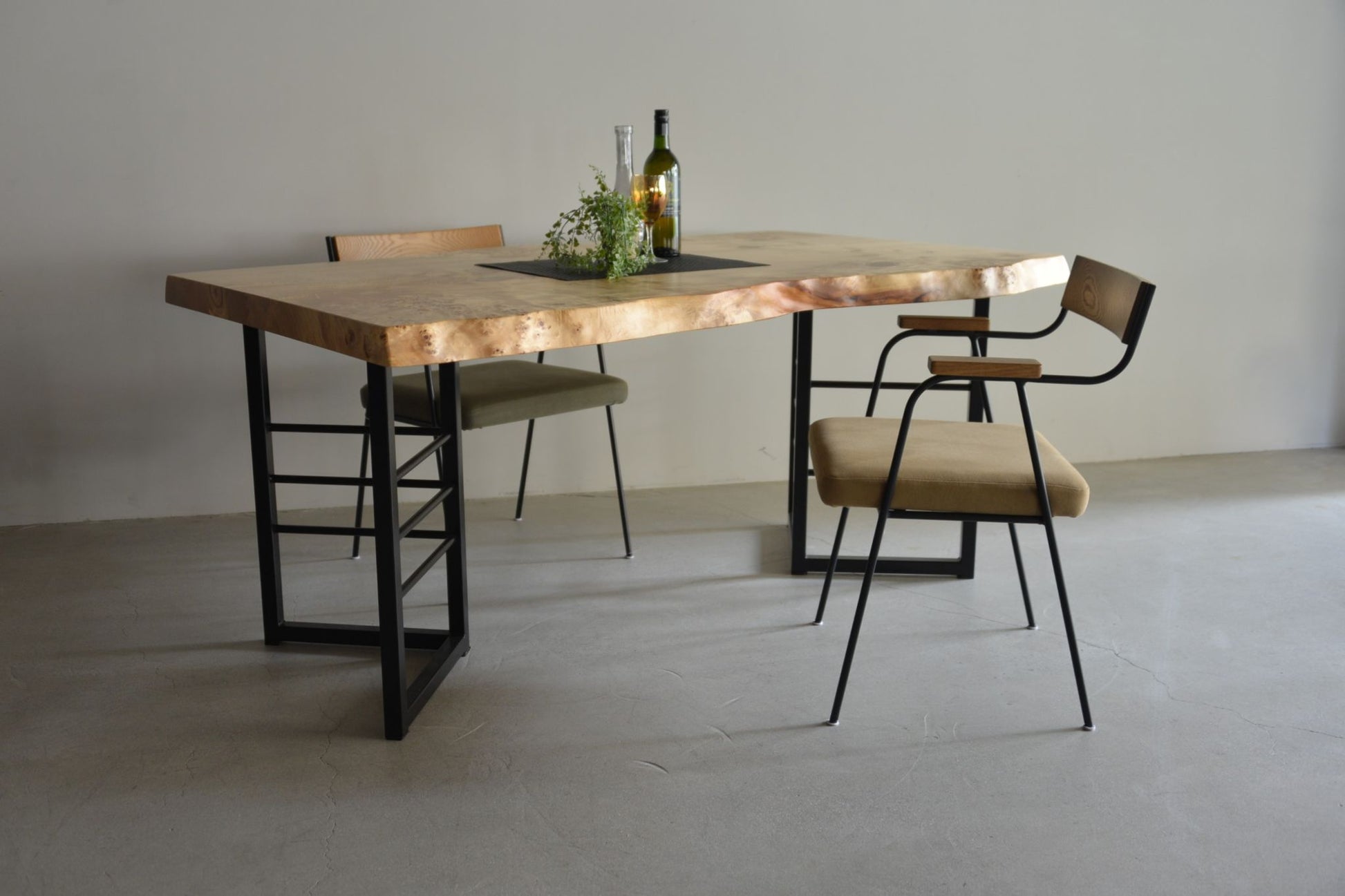 ポプラ一枚板59729（横から）