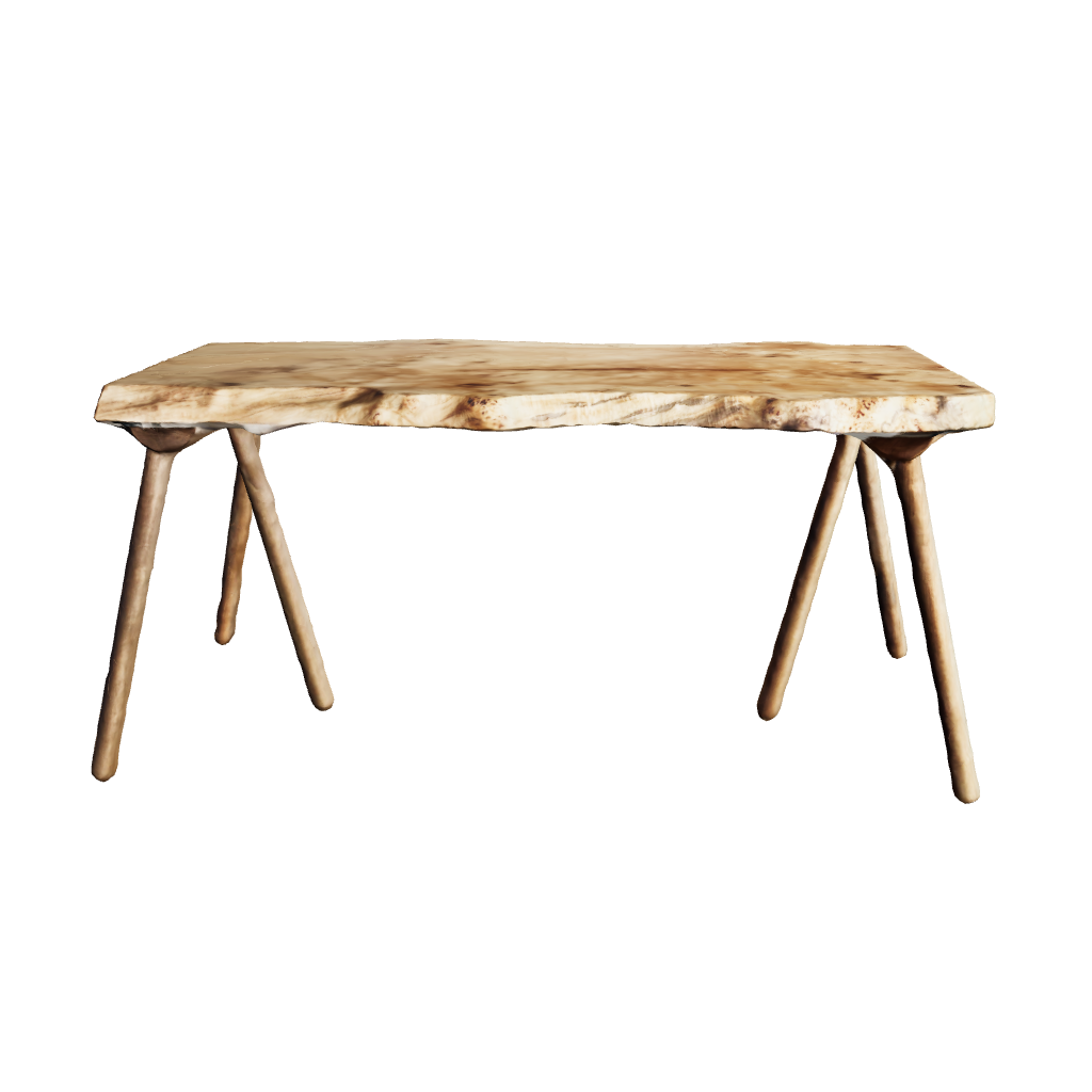 ポプラ一枚板　3Dデータ