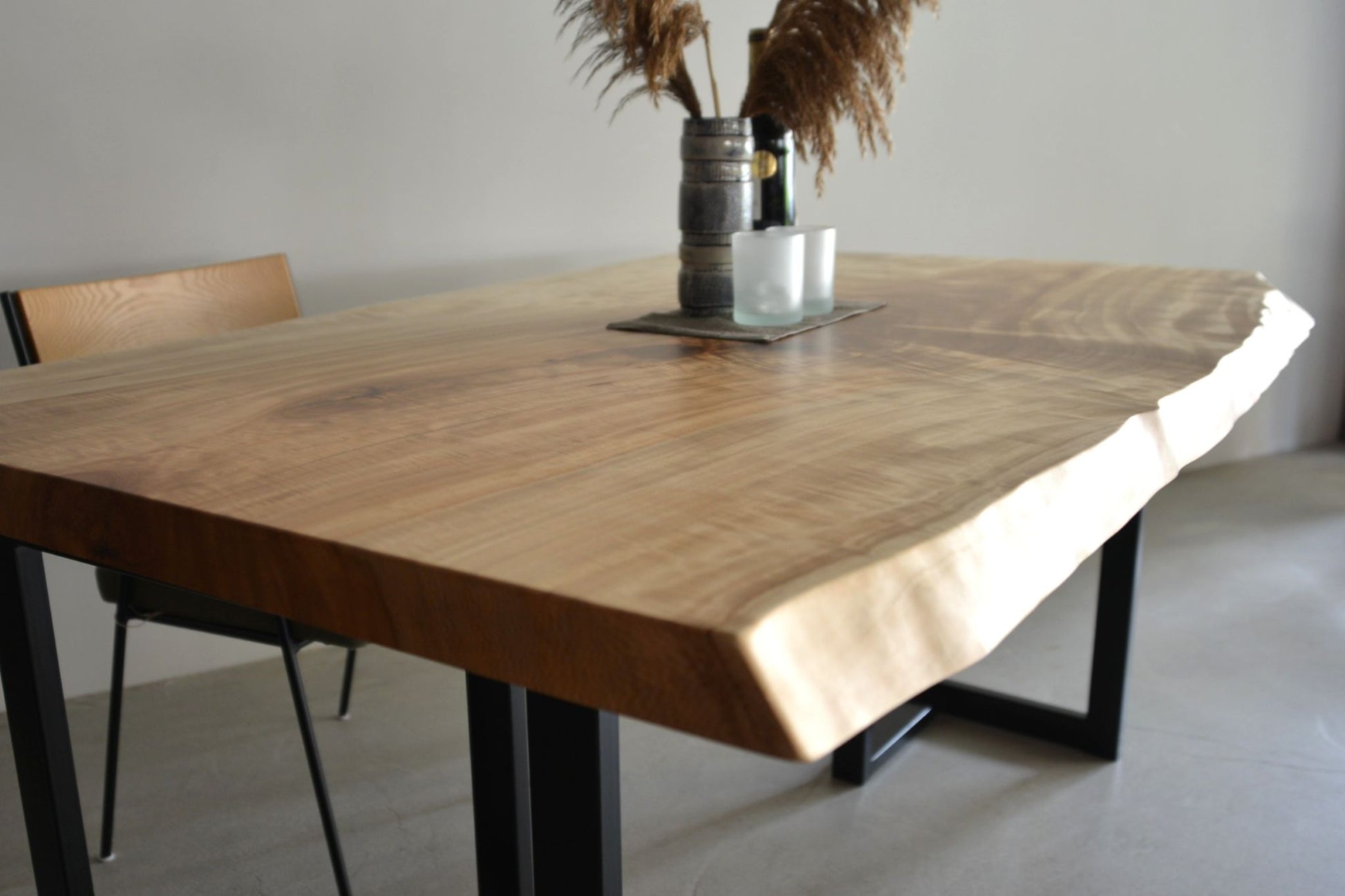 栃一枚板59727（天板のアップ）