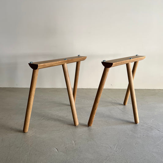 【ダイニングテーブル専用脚】トライパッド脚　※2本セット