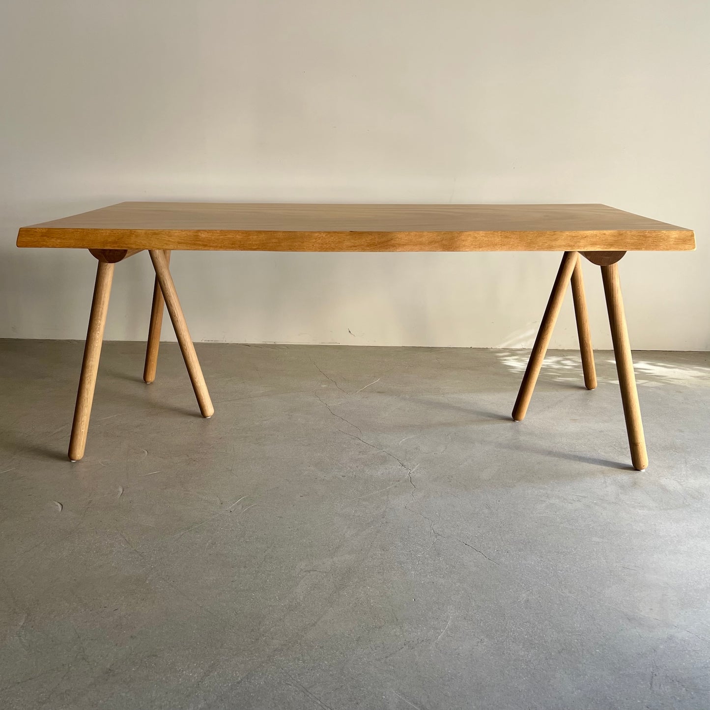 【ダイニングテーブル専用脚】トライパッド脚　※2本セット