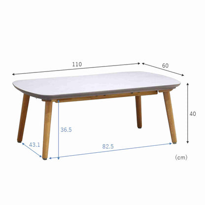 vicke コタツテーブル（H40cm 寸法）